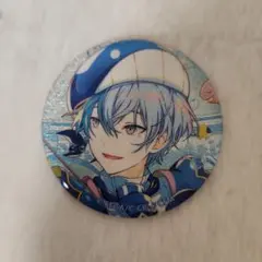 プロセカ　青柳冬弥　グリッター缶バッジ