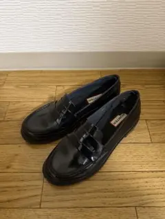 HUNTER 黒 ローファー 合成皮革