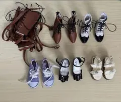 SD/DD ドール用シューズ ジャンク品 6足セット