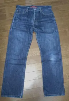 お*餅様 UNIQLO プレミアムデニム 321-049911 W31 ブルー
