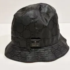 GUCCI グッチ バケットハット GG柄 クリスタル コーティング Mサイズ GUCCI グッチ バケットハット GG柄 クリスタル コーティング Mサイズ