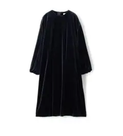 【新品】トゥモローランド　ストレッチベロア ボリュームスリーブワンピース