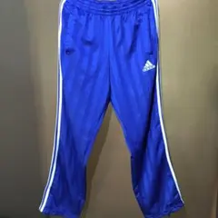 adidasメンズトラックパンツLサイズブルーのサムネイル