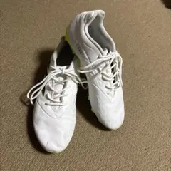 adidas サッカーシューズ ホワイト/ブラック/イエロー