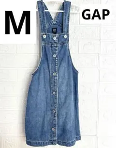 GAP デニムオーバーオールワンピース　ライトブルー♡Mサイズ（130）