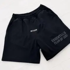 スウェットショーツ ハーフパンツ 春夏 ブラックのサムネイル