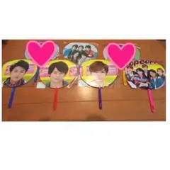 ○銀テつき○嵐 ミニうちわ