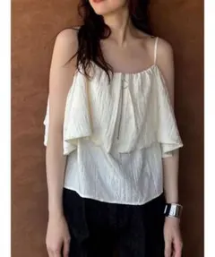 ラグナムーン 4WAYジャガードオフショルブラウスのサムネイル