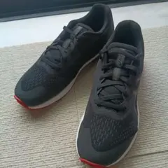 asics　レーザービーム　黒　24.5センチ