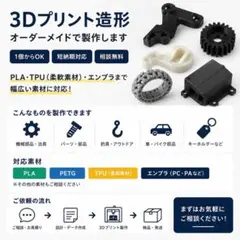 3d設計、3dプリンター代行のサムネイル