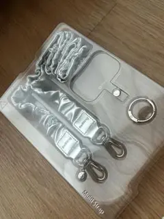 iFace BeBling ショルダーストラップ シルバー