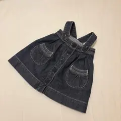 ◯プチバトー◯デニム ジャンバースカート 6m 67cm