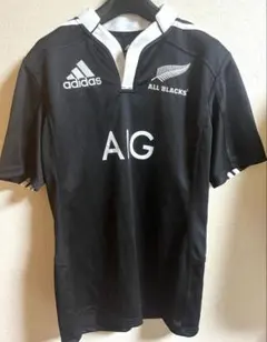 adidas ALL BLACKS ラグビーシャツ Mサイズのサムネイル
