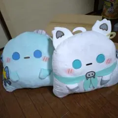 もちぽよちゃん　BIGクッション　ぬいぐるみ　星街すいせい　白上フブキ