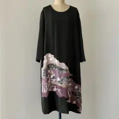 縮緬工房 花柄 ワンピース ジャケット セットアップ 花柄 ちりめん