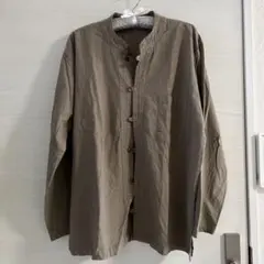 アミナコレクション　スタンドカラーシャツ　チャイハネ