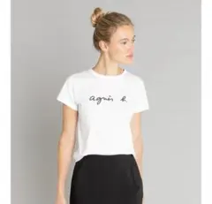 agnis b. ホワイト Tシャツ サイズ3