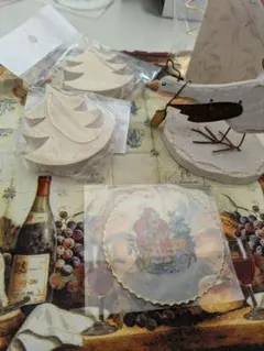 クリスマスオ−ナメント５点セット他オマケ入り。