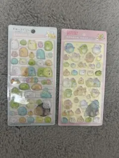 すみっこぐらしシール2枚セット【海外製品】