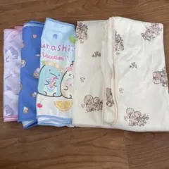 キャラクタータオル ５枚セット　冷感タオル　すみっコぐらし　ママラク　ユニコーン