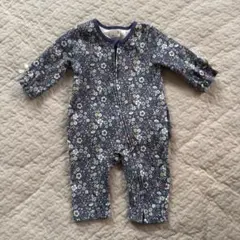 petit main 花柄ロンパース 70サイズ