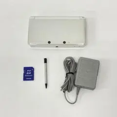 ニンテンドー3DS アイスホワイト 本体 タッチペン 欠品 動作品 156