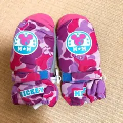 Disney MICKEY ミトン グローブ ピンク 80-90cmのサムネイル