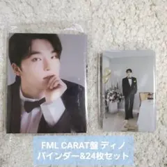 ディノ FML CARAT盤 バインダー&個人トレカ24枚セット
