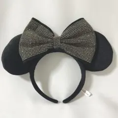 匿名配送★ディズニーランドカチューシャミニーマウスミニーちゃん耳ミッキーマウス黒