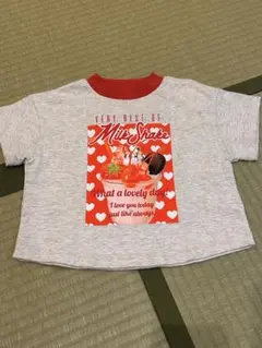 美品　ハート柄アイスクリームTシャツ 90cm