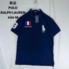 ポロラルフローレン】ロサンゼルス ビッグポニー ロゴワッペン 半袖 M