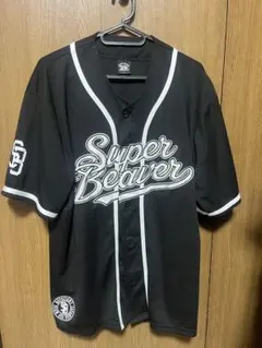 SUPER BEAVER ベースボールシャツ ブラック Mサイズ - メルカリ