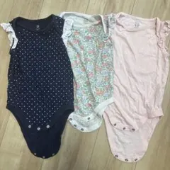 GAPロンパース3点セット 12-18ヶ月 6-12ヶ月