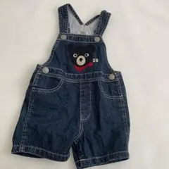 DOUBLE B デニムオーバーオール Fサイズ