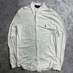 美品 ラルフローレン FEATHERWEIGHT ボタンダウンシャツ 白 M