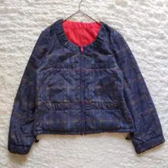 CHILD WOMAN　リバーシブル中綿ジャケット　ラビットファー　　y2k