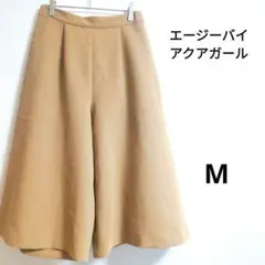 エージーバイアクアガール レディース ワイドパンツ イージーパンツ M ベージュ