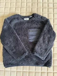 ユニクロフリースジャケット ブラック　110cm