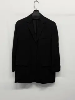 VINCE(ヴィンス)ブラック レディースロングジャケット1つボタンSサイズのサムネイル