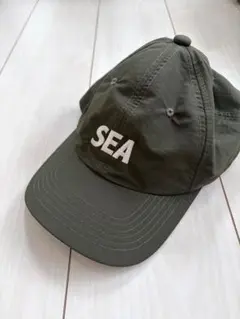【美品】WIND AND SEAオリーブキャップのサムネイル