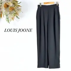 LOUIS JOONE タックパンツ チャコールグレー ビジネス 3774