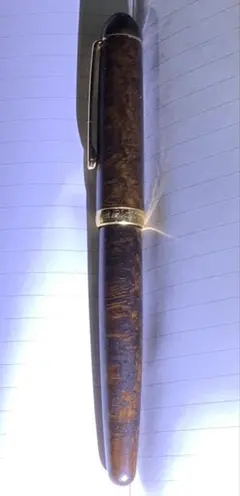 プラチナ万年筆 アカブライヤー ペン先14K M - メルカリ