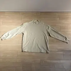 UNIQLO U ブラッシュドモックネックTシャツ XL ベージュ