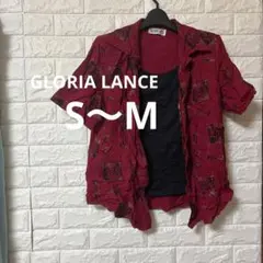 GLORIA LANCE 赤 半袖シャツ S M メンズ セット インナー