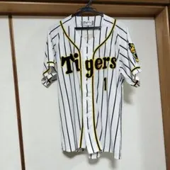 阪神タイガース 鳥谷敬 刺繍ユニフォーム HANSIN 1 ライトブルー