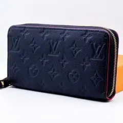 【超美品】ルイヴィトン モノグラム アンプラント ジッピーウォレット長財布