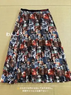 【USED】美品！グラニフ グレムリン アコーディオンプリーツスカートのサムネイル