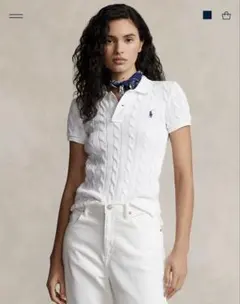Polo Ralph Lauren ホワイトポロシャツ