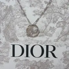 北M6011】Christian Dior ロゴ サークル ネックレス - メルカリ