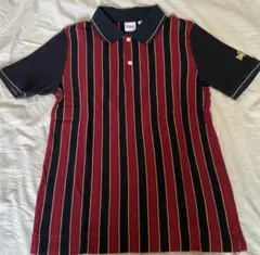 Lonsdale 半袖ポロシャツ ネイビー/バーガンディ